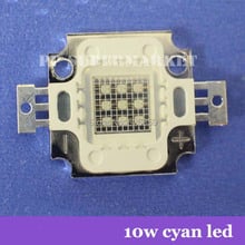 Free shipping Cyan 490-495nm 10W High Power LED Panel for Aquarium 2024 - buy cheap