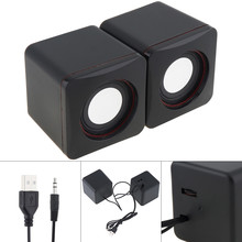 101Z 6W USB 2.0 Mini Portable Speakers Computer Soundbox with 3.5mm Stereo Jack and USB Powered for PC Laptop Smartphone 2024 - buy cheap