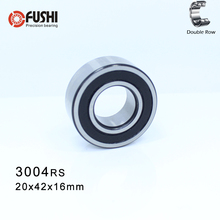 3004-2RS Bearing 20*42*16 mm ( 1 Pc ) 3004 2RS Double Row Sealed 3004 RS Angular Contact Ball Bearings 2024 - buy cheap