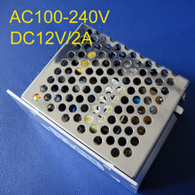 High quality 12V 2A LED Strip Power supply led 12vdc 24W Switching power supply,DC12V led adapter free shipping 2pcs/lot 2024 - buy cheap