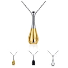 1 Pcs Fashion Necklace Stainless Steel Perfume Bottle Cremation Ashes Urn Memorial Pendant Jewelry for Women 2024 - buy cheap