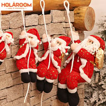 Adorno de Papá Noel para decoración del hogar, adorno colgante navideño, regalo de Año Nuevo, 1 Uds. 2024 - compra barato