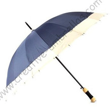 Авто Открытый, 16k umbrellas 'ребра, pongee ткань, профессиональное изготовление зонтов, прямые зонты, 10 мм металлический вал и рифленые ребра 2024 - купить недорого