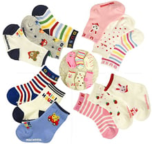 Cartoon Cute Animal Pattern Kids Socks 3 Pairs/lot Cotton Anti Slip Socks For Toddler Boys Girls 1 To 3 Years 2024 - buy cheap