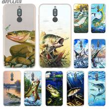 Bass Fishing Lake Sunset Fisherma Phone Cases For Huawei Mate 30 20 10 Lite Pro Cover Y5 Y6 Y7 Y9 2019 2018 2017 Nova 3i 4 Hot 2024 - buy cheap