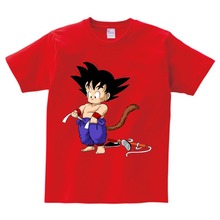 2021 Japanese Anime T Shirt Kids Summer Boy Short Sleeve Shirt 100% Cotton High Quality T-Shirts Cartoon Anime Tops 2024 - buy cheap