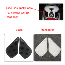 MTCLUB 2007 2008 R1 YZF-R1 Motorcycle Anti slip Fuel Tank Pad Side Gas Knee Grip Traction Pads For Yamaha YZF R1 2007 2008 2024 - buy cheap