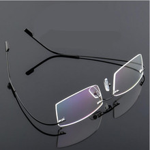 Óculos de sol sem aro ultra-leve óculos de computador óculos ópticos para masculino feminino transparente lente clara 2024 - compre barato
