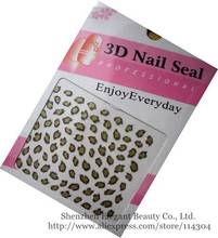 wholesale recommend luxury sexy NEW 3D Glitter design Nail Decoration Nail Sticker / decal 500packs/lot free EMS/DHL shipping 2024 - купить недорого