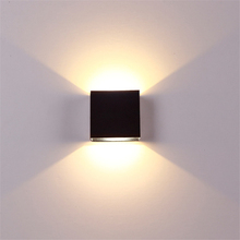 6W lampada Luminaria Dimmable Indoor LED Aluminium Wall Light Square LED Wall lamp Bedside Room Bedroom Wall Lamps Arts 2024 - buy cheap