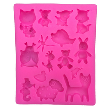 Cartoon bear cat animal Shape fondant cake silicone moulds chocolate jelly pastry candy Clay decoration kitchen Baking tool 0192 2024 - buy cheap
