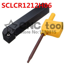 Металлический токарный станок SCLCR1212H06/ SCLCL1212H06, режущий инструмент, токарный станок с ЧПУ, токарные инструменты, внешний токарный инструмент, держатель s-типа SCLCR/L 2024 - купить недорого