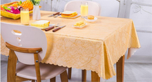 Toalha de mesa redonda retangular com estampa de pássaros, tecido jacquard à prova d'água 2024 - compre barato