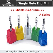 A series shank diameter 4 5mm single Flute Spiral Bit end mill for acrylic,wood etc 2024 - buy cheap