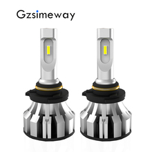 Gzsimeway-lâmpada de led para farol de carro, para nevoeiro, 12v, chip csp, 60w, 8000lm, h1, h3, h9, hb4, 2 peças, h4, h7, h11, d1s, d2s, 9005, 9006 2024 - compre barato