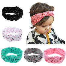 Hot Selling Girls Head Hair Bands 2020 New Fashion Dot Cross Children Weave Twist Headband Baby Hair Accessories Fast Shipping 2024 - buy cheap