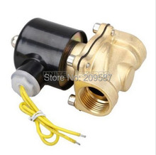 Válvula solenoide elétrica 12v 2 posições, válvula para água e gás n/c