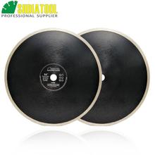 SHDIATOOL 2 pcs Dia 350mm/14 "Hot-pressed Continuar Rim Lâminas de Diamante Disco De Corte de Porcelana Telha disco de cerâmica de Mármore Lâmina de Serra 2024 - compre barato