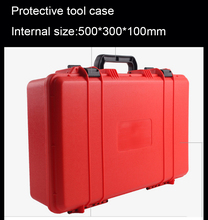 Caja de herramientas de plástico, maletín de instrumentos resistente a impactos, caja de almacenamiento de coche, equipo de cámara, 500x300x110mm 2024 - compra barato