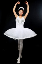 New Deisgn Adult Feather White Adult Professional Swan Lake Tutu Ballet Costume Hard Organdy Platter Skirt Dance Dress 2024 - buy cheap