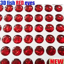 Señuelo con ojos 3d, cebo atado de moscas, Ojos de pescado de color sólido, 500 unids/lote, color rojo, oferta 2018 2024 - compra barato