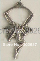 FREE SHIPPING 100pcs Tibetan silver fairy charms A1907 2024 - buy cheap