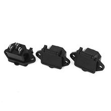 3 peças tomada preta iec320 c14 entrada 3 pinos tomada ac 250v 10a + capa