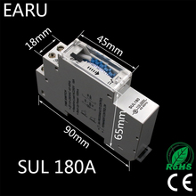 SUL180a 15 Minutes Mechanical Timer 24 Hours Programmable Din Rail Timer Time Switch Relay Measurement Analysis Instruments New 2024 - buy cheap