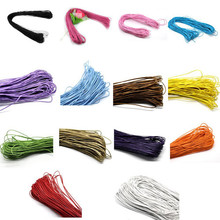 (Pick color)60M Wholesale Waxed Cotton Necklace Rope Cord/Shambhala Cord 1.0mm(W03156-w03164) 2024 - buy cheap