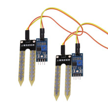 2 pçs/lote Mayitr Sensores de Detecção De Umidade do Solo Sensor Higrômetro Módulo Inteligente Eletrônica DIY Kit com Cabo Do Sensor Analógico 2024 - compre barato