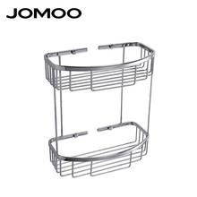 JOMOO Brass Shower Shampoo Soap Storage Organizer Rack Holder Basket Bathroom Shelves Wall Mounted Cosmetic Bathroom Accessories 2024 - buy cheap