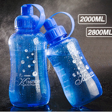 New Arrival 2000ml 2800ml 2L 2.8L Food Grade Plastic Sports Water Bottle Young Bike/Outdoor/Climbing/Camp Water Bottle 2024 - buy cheap