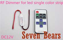 Single Color Remote Control Dimmer DC 12V 11keys Mini Wireless RF LED Controller for led Strip light SMD 5050 / 3528 2024 - buy cheap