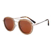BerWer-Gafas De Sol polarizadas hechas a mano para hombre, lentes De Sol De madera De cebra Real, hechas a mano, bambú, 100% 2024 - compra barato