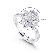 Cristal austríaco real de marca aaa zircônia, micro anel de encerado na moda para mulheres, novo anel redondo quente 2024 - compre barato