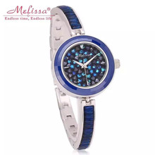 Melissa Brand Women Sparkly Starry Night Stars Watches Full Crystals Bracelet Watch Thin Bangle Rhinestones Wrist watch Quartz 2024 - buy cheap