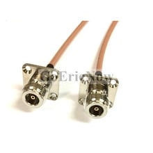 5 PCS  RF Coaxial 50ohm N Female With Flange to N Female With Flange For RG142 Cable Connector (10cm-3m) 2024 - buy cheap