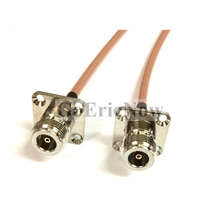 5 pces rf coaxial 50ohm n fêmea com flange para n fêmea com flange para rg142 conector de cabo (10cm-3m) 2024 - compre barato