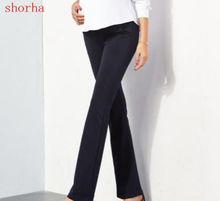 Ladies Formal Work Maternity Belly Pants new Autumn Spring Fashion Pregnancy Straight Pants for Pregnant Women sizeM-XXL 2024 - buy cheap