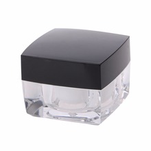 Small Square Bottle Cosmetic Empty Jar Pot Eyeshadow Lip Balm Face Cream Sample Accessories Refillable Bottles 5g/10g 2024 - buy cheap