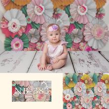 Cenário para fotografia de recém-nascidos, decoração para chá de bebê, festa de aniversário, fundo para fotos, estúdio 2024 - compre barato