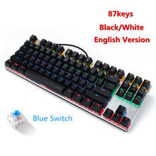 Gaming Mechanical Keyboard Blue Red Switch 87 104 keys RGB Backlit Anti-ghosting Backlight Teclado Wired USB for Game 2024 - buy cheap