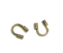 Protetores de fio de cobre arqueado, antigo bronze 5mm x 5mm( 2/8 "x 2/8"), 20 peças novo 2024 - compre barato
