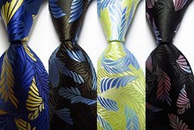 New Fashion  Paisley  Tie Men's 9cm Silk Necktie Set Rose Red Black Gray JACQUARD WOVEN 100% Silk Men's Tie Necktie 2024 - buy cheap