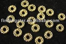 FREE SHIPPING 450pcs Antiqued gold twist ring links 8mm A230G 2024 - buy cheap