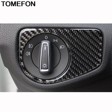 TOMEFON For Volkswagen Golf 7 MK7 2014-2018 Head Light Lamp Switch Control Button Cover Trim Accessories ABS Stainless Steel 2024 - buy cheap