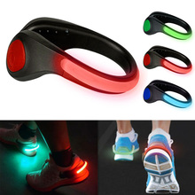 Новые спортивные беговые безопасные светодиодные зажимы USB для обуви Светоотражающие Нескользящие зажимы 2024 - купить недорого