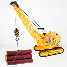 RC Crane 8 CH Remote Control Simulation Caterpillar Crane 680 degree Rotate hoist engineer truck Model electronic toys 2024 - buy cheap