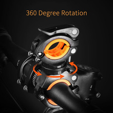 Suporte giratório de 360 graus para bicicleta, adaptador universal rr7090 para guidão, tocha, lanterna, lâmpada 2024 - compre barato