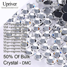 Upriver Half Large Packing Strass Stones Flatback SS6 SS8 SS10 SS12 SS16 SS20 SS30 SS34 SS40 Crystal DMC Hotfix Rhinestones 2024 - buy cheap